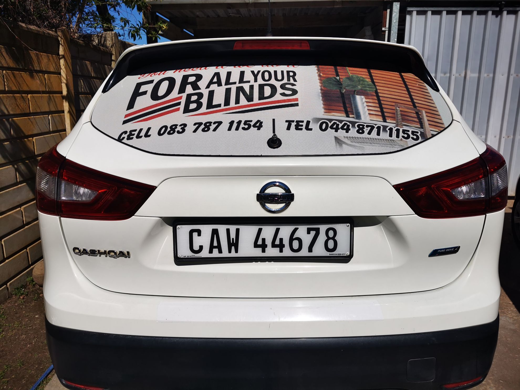 For all your Blinds car